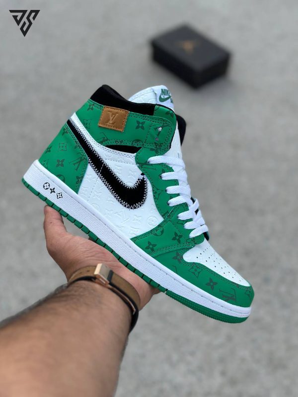 کتونی مردانه نایک ایر جردن 1 لویی ویتون Nike Air Jordan 1 LV