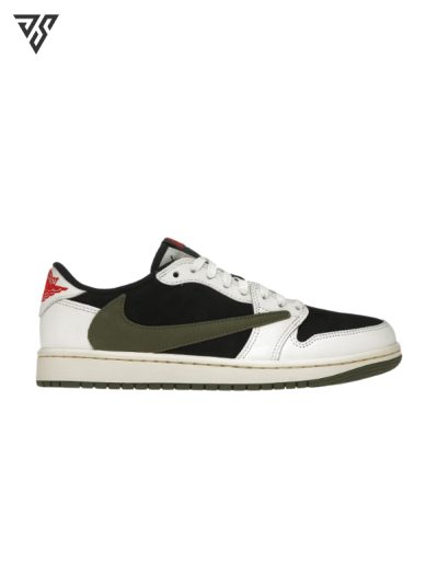 کتونی مردانه نایک ایر جردن 1 تراویس اسکات Nike Air Jordan 1 Retro Low Travis Scott Olive