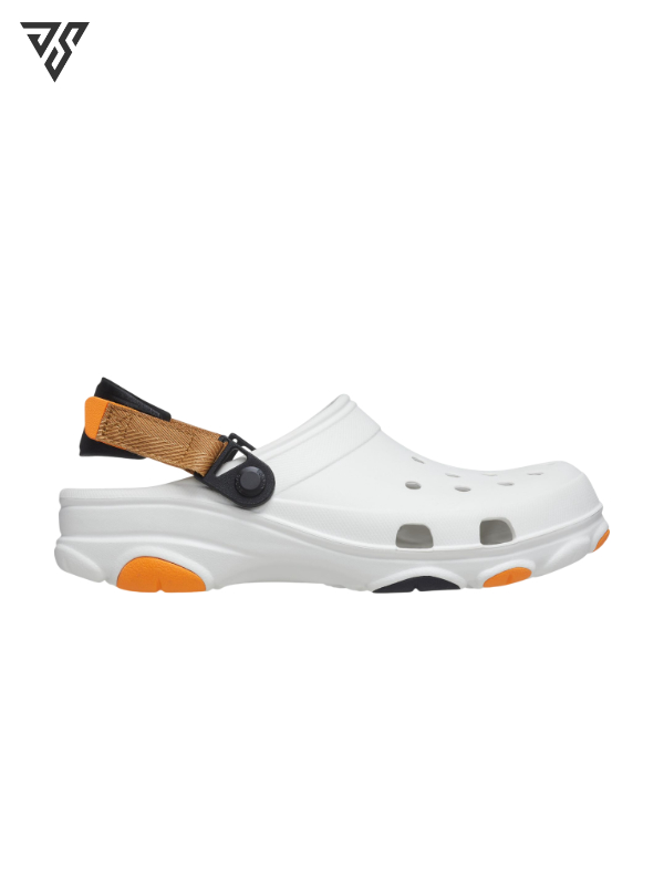صندل زنانه کراکس آلترین سفید نارنجی Crocs All-Terrain صندل زنانه کراکس آلترین سفید نارنجی Crocs All-Terrain