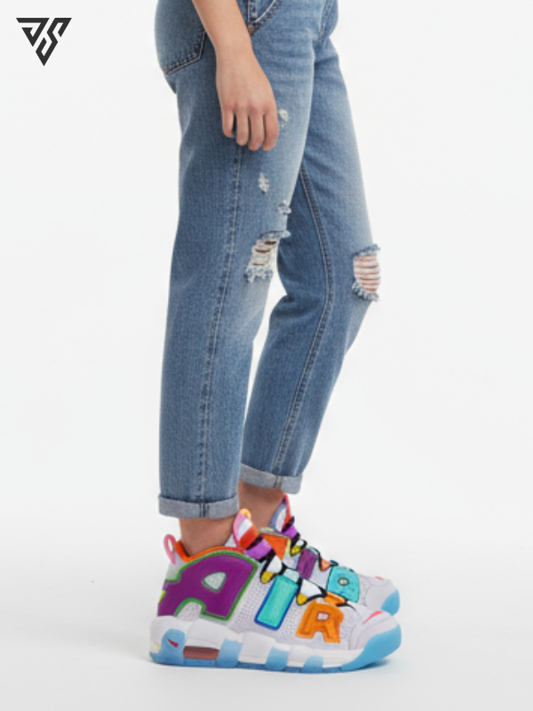 کتونی زنانه نایک ایر آپتمپو مولتی کالر Nike Air More Uptempo Multi Color کتونی زنانه نایک ایر آپتمپو مولتی کالر Nike Air More Uptempo Multi Color