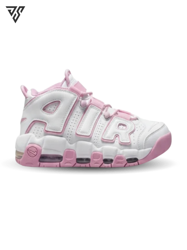 کتونی زنانه نایک ایر آپتمپو سفید صورتی Nike Air More Uptempo کتونی زنانه نایک ایر آپتمپو سفید صورتی Nike Air More Uptempo