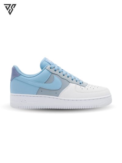 کتونی نایک ایر فورس 1 آبی سفید Nike Air Force 1 Low