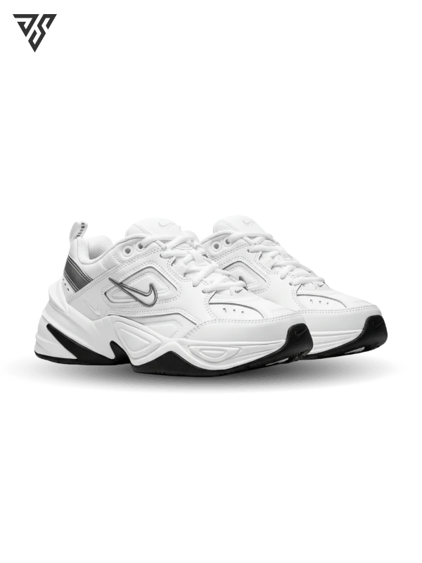 کتونی زنانه نایک تکنو سفید طوسی Nike M2K Tekno کتونی زنانه نایک تکنو سفید طوسی Nike M2K Tekno