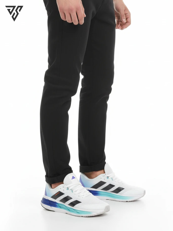 کتونی پیاده روی مردانه آدیداس آدیستار 3 سفید آبی ( Adidas Adistar 3 ) کتونی پیاده روی مردانه آدیداس آدیستار 3 سفید آبی ( Adidas Adistar 3 )