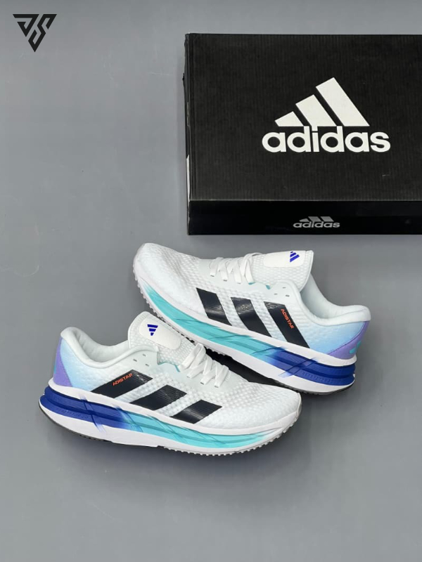 کتونی پیاده روی مردانه آدیداس آدیستار 3 سفید آبی ( Adidas Adistar 3 ) کتونی پیاده روی مردانه آدیداس آدیستار 3 سفید آبی ( Adidas Adistar 3 )