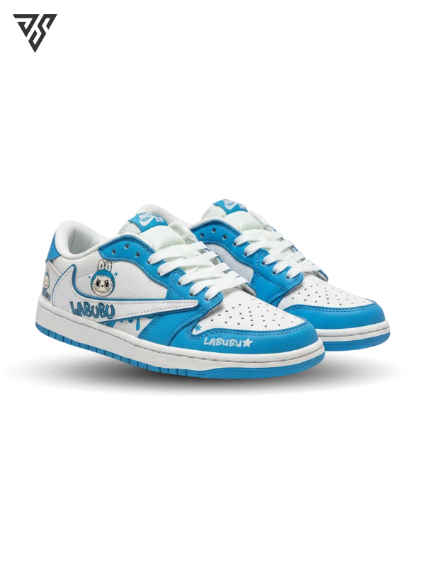 کتونی نایک ایر جردن 1 لبوبو آبی ( Nike Air Jordan 1 Low Labubu ) کتونی نایک ایر جردن 1 لبوبو آبی ( Nike Air Jordan 1 Low Labubu )