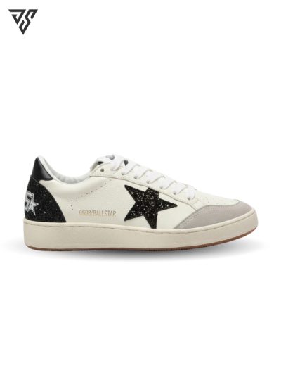 کتونی گلدن گوس بال استار سفید مشکی ( Golden Goose Ball Star )
