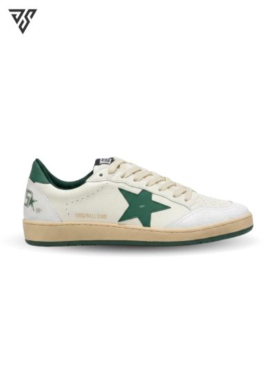 کتونی زنانه گلدن گوس بال استار سفید سبز ( Golden Goose Ball Star )