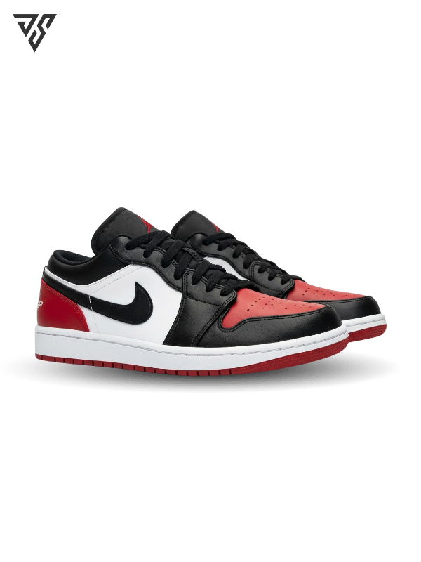 کتونی مردانه نایک ایر جردن 1 مشکی قرمز ( Nike Air Jordan Low Bred Toe ) کتونی مردانه نایک ایر جردن 1 مشکی قرمز ( Nike Air Jordan Low Bred Toe )