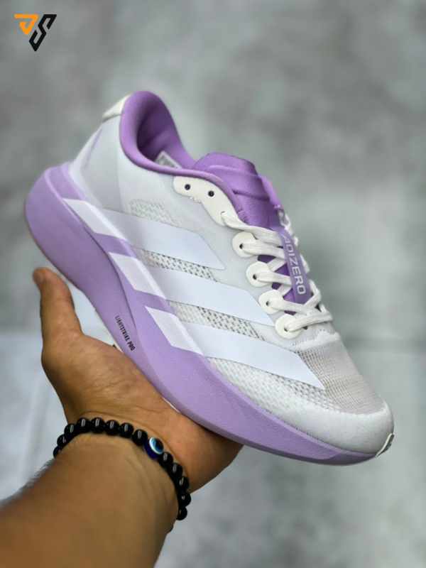 کتونی رانینگ زنانه آدیداس آدیزیرو ایوو اس ال سفید بنفش ( Adidas Adizero EVO SL ) کتونی رانینگ زنانه آدیداس آدیزیرو ایوو اس ال سفید بنفش ( Adidas Adizero EVO SL )